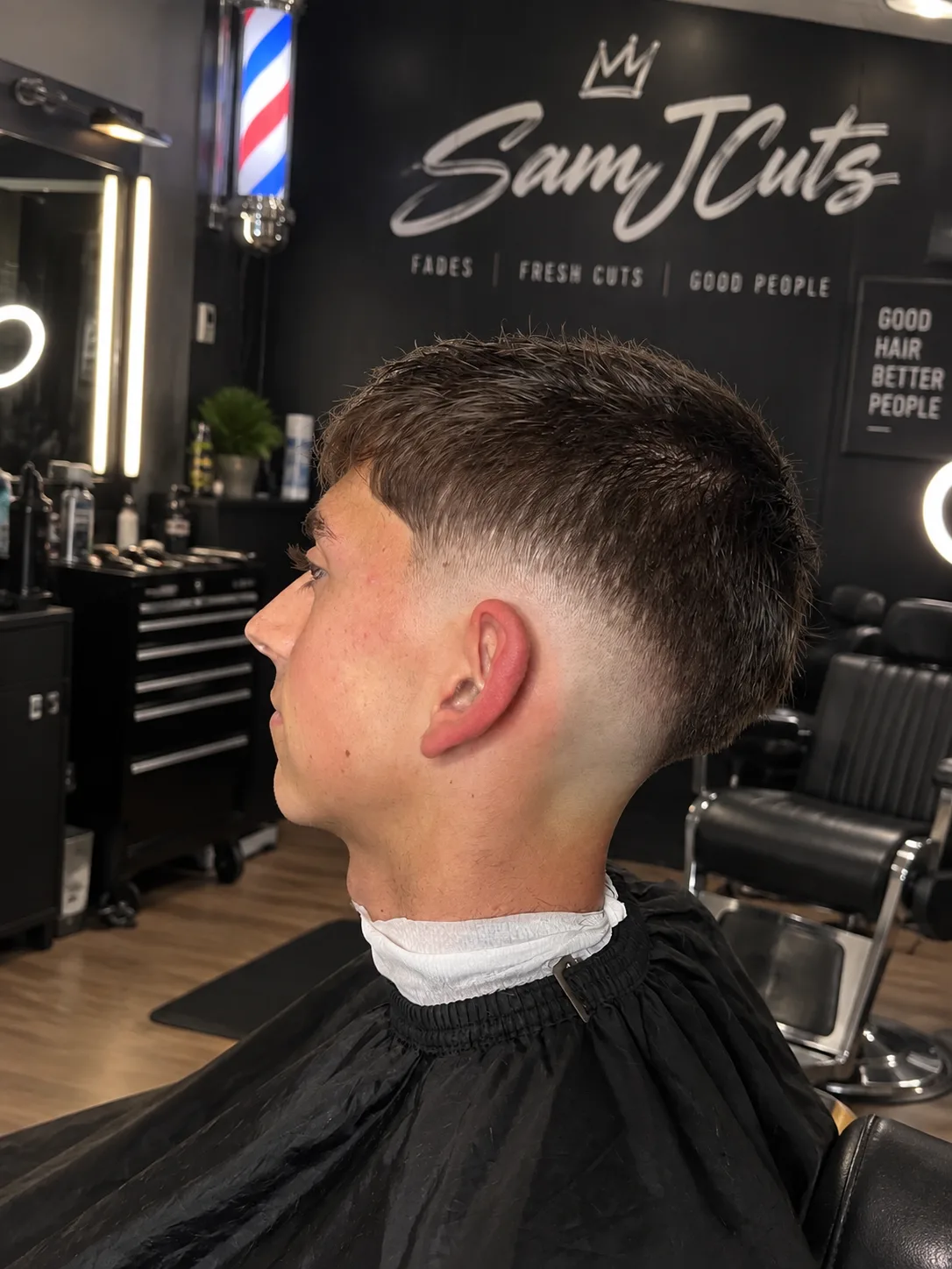 Low fade haircut